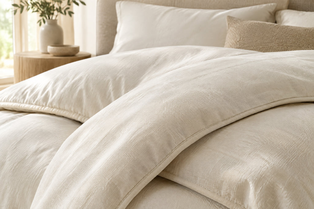 Ivory Cloud Comforter Set