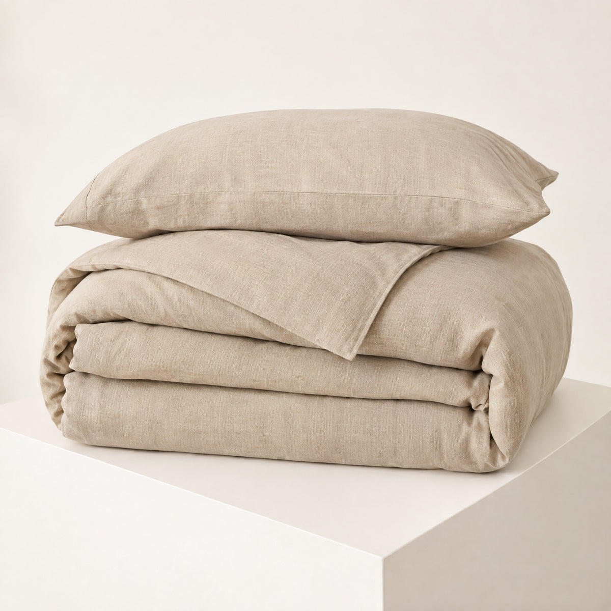 Sand Linen Comforter Set